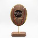 Chambala de 7 Nós com Bolinhas de Ouro de 3 mm
